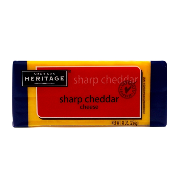 美國<br>特強味切達乾酪<br>Heritage<br> Sharp Cheddar Cheese<br>226g