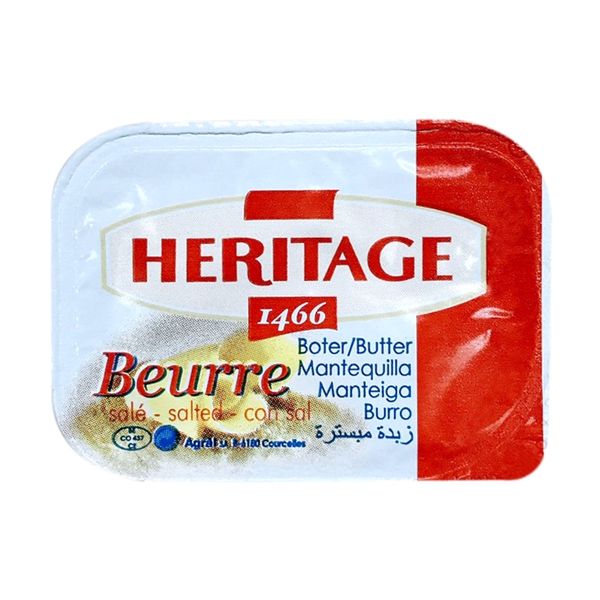 比利時<br>HERITAGE迷你奶油(有鹽80%)<br>8g/100入